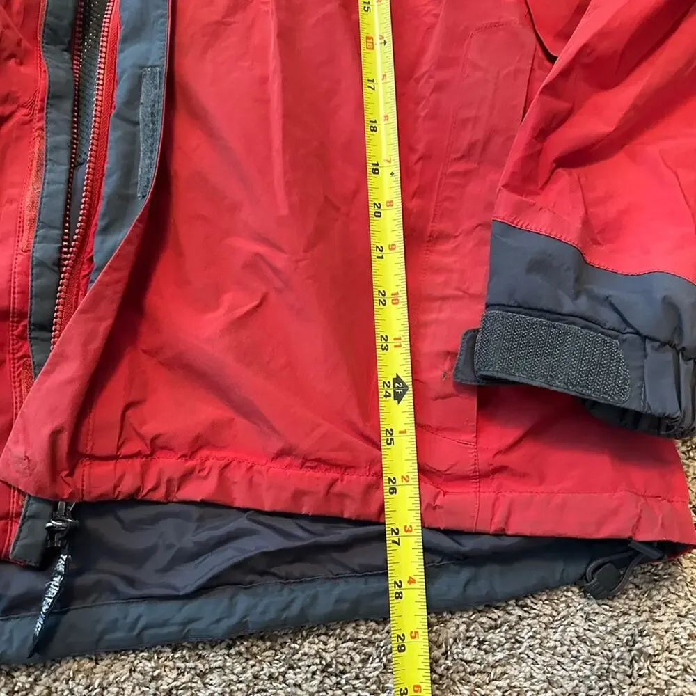 The Northface Summit Series Mens XL Red Gore-Tex Shell Jacket, used condition